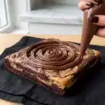 spooky cheesecake brownies