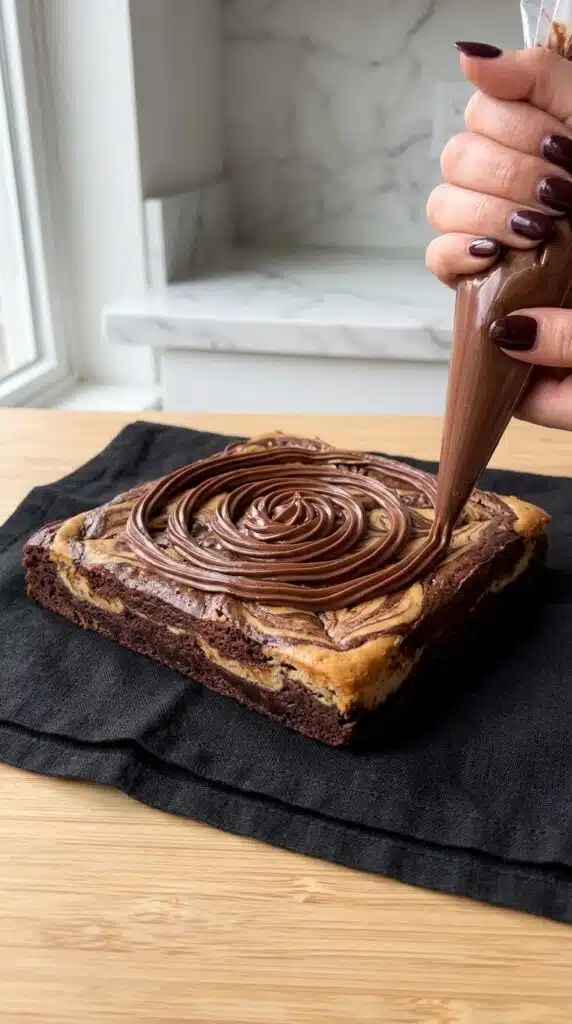 spooky cheesecake brownies