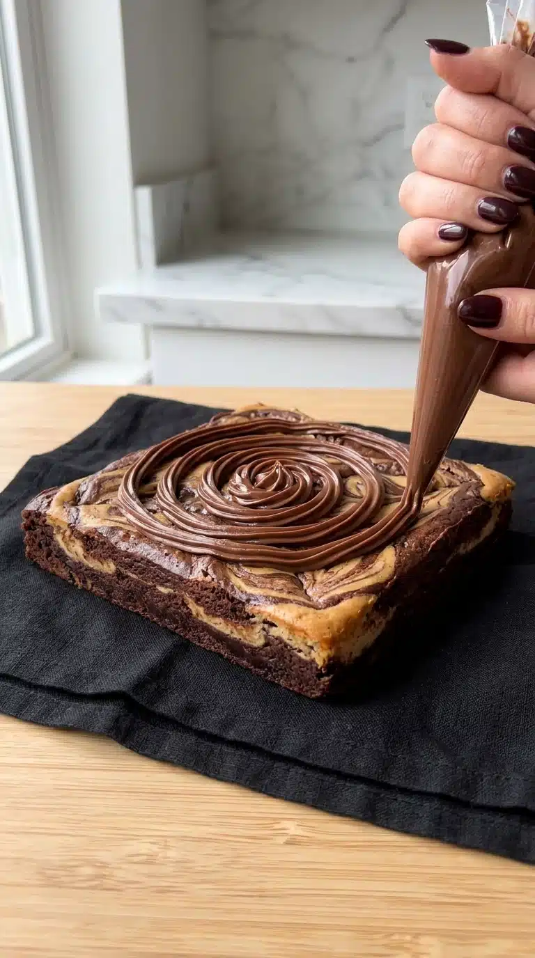 spooky cheesecake brownies