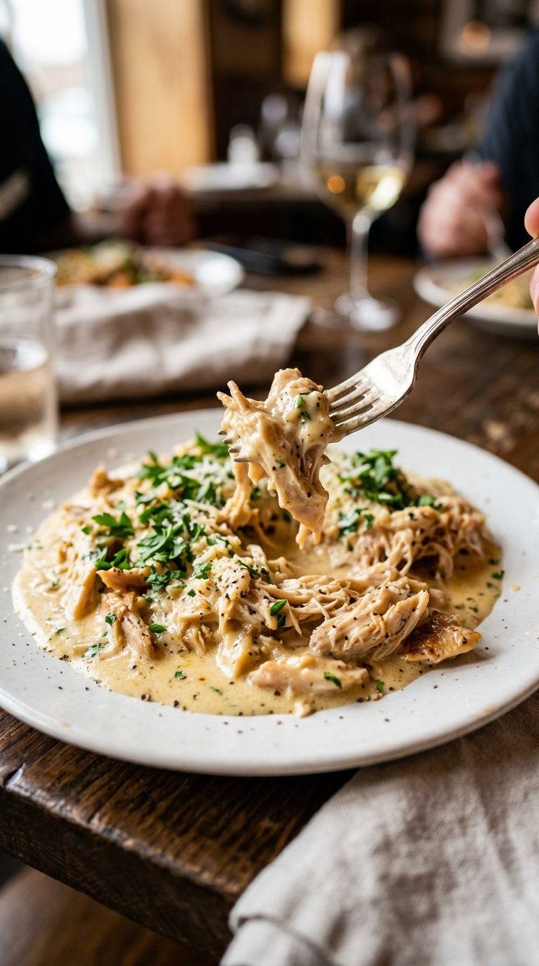 Creamy Parmesan Italian Dressing Chicken
