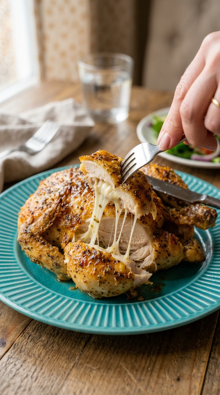 Honey Italian Dressing Chicken with Parmesan Crust