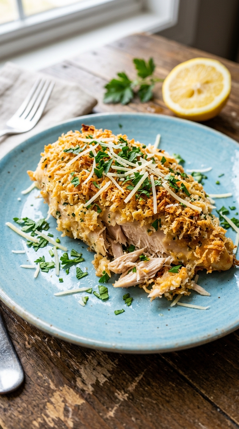 Lemon Parmesan Italian Dressing Chicken