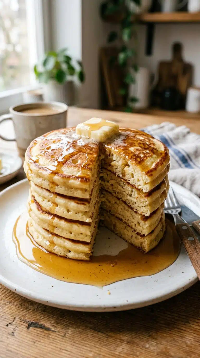 Fluffy American Pancakes