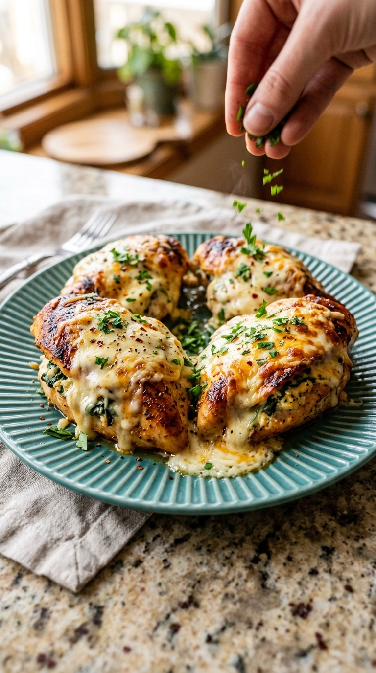 Pull-Apart Garlic Butter Italian Chicken Bake