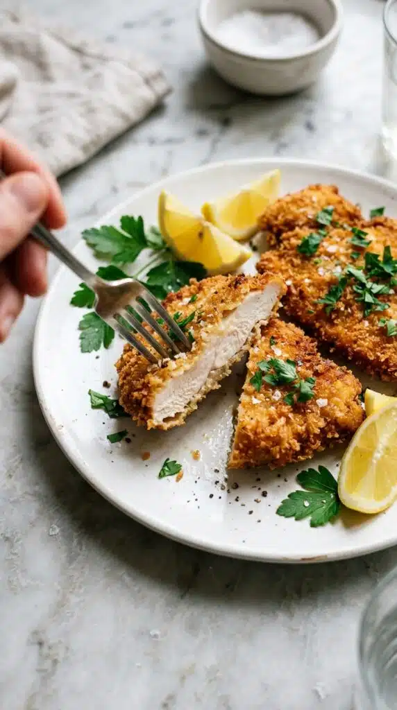 Crispy Parmesan Chicken Cutlets
