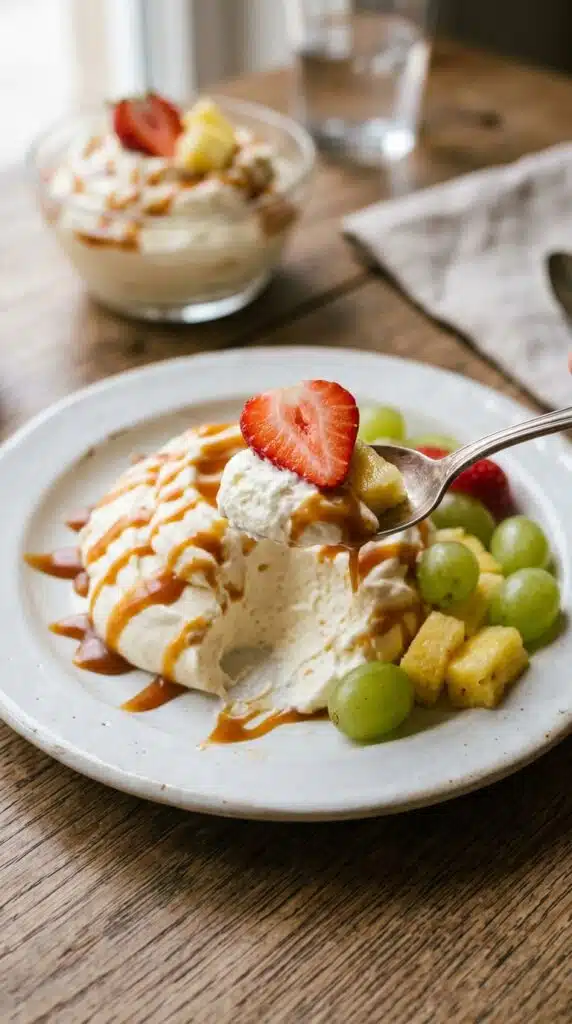Cheesecake Fruit Salad Casserole