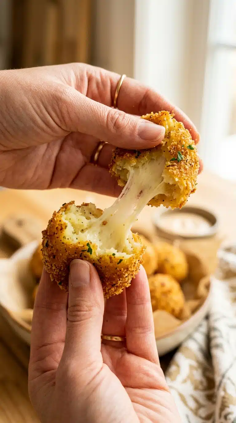 Crispy Potato Cheese Balls