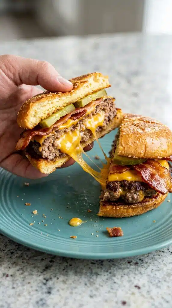Crispy Cheeseburger Potato Bombs
