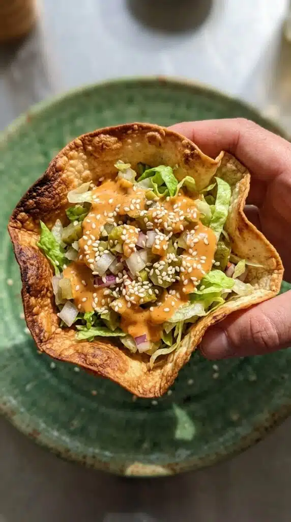 Loaded Big Mac Bacon Lettuce Crunch Cups