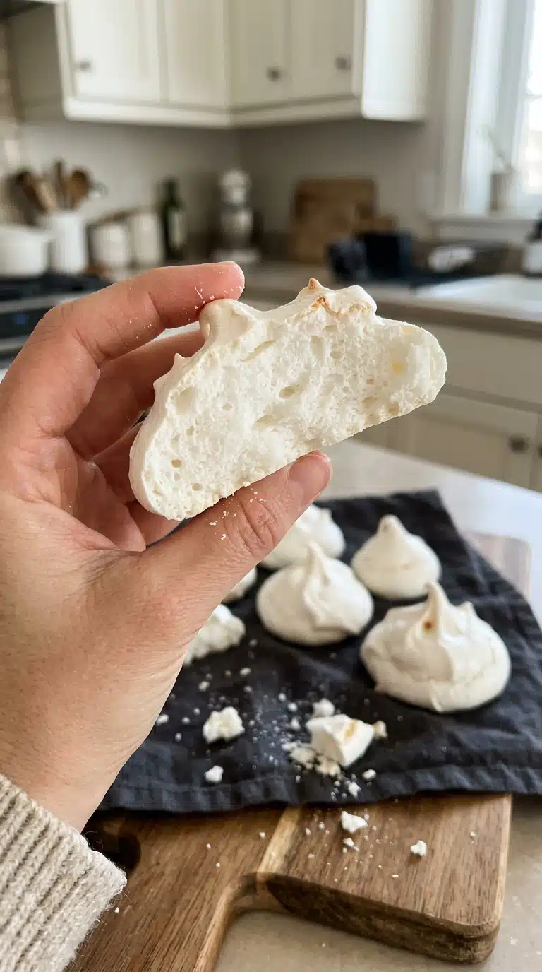 Crispy Meringue Ghosts