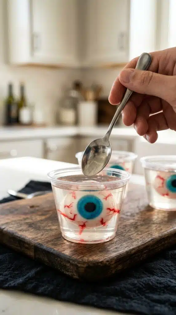 Floating Eyeball Jell-O Shots