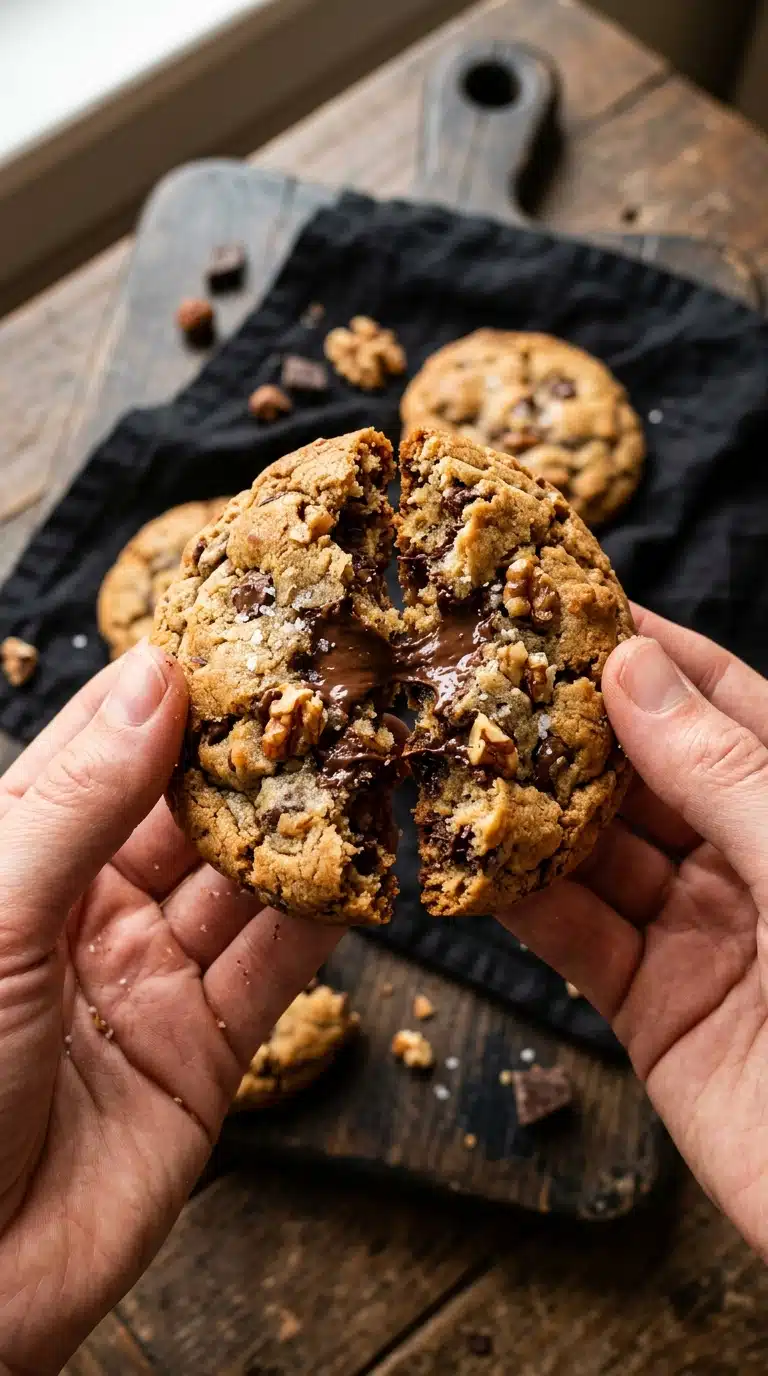 Marbled Autumn Leaf Butter Cookies