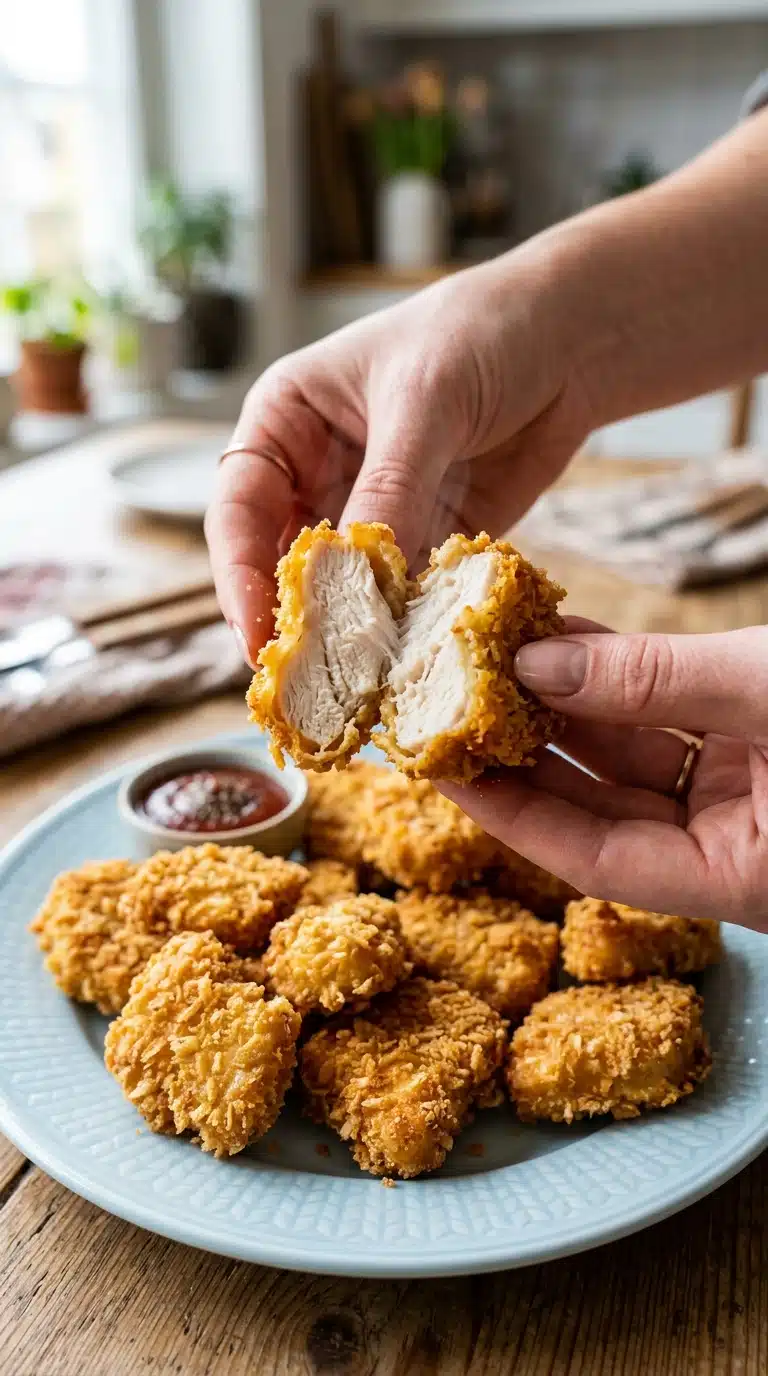 Crispy Homemade Chicken Nuggets
