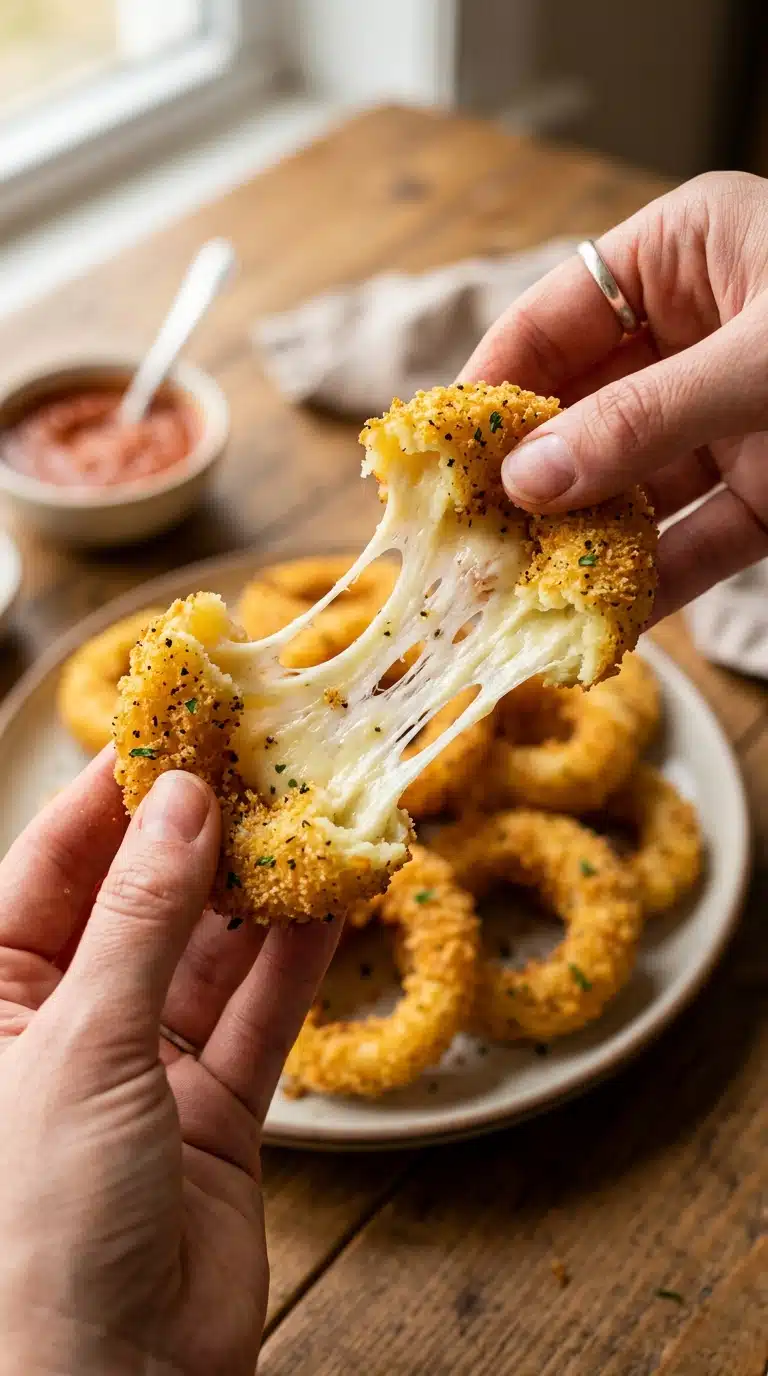 Crispy Cheesy Potato Rings