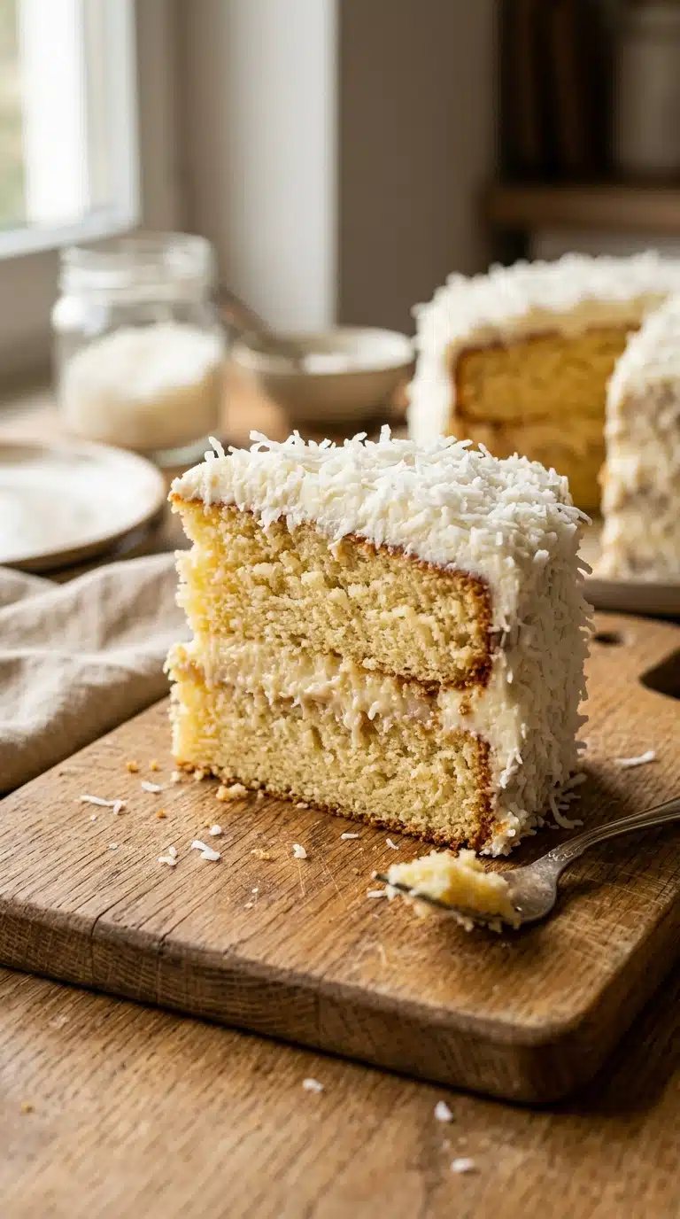 Ultra-Moist Coconut Soaked Cake